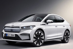 Skoda Enyaq Gama Enyaq Coup&eacute; iV Sportline Coup&eacute; iV Todo terreno Blanco Luna Metalizado Exterior Frontal-Lateral 5 puertas