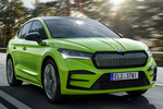 Skoda Enyaq vRS Coup&eacute; iV vRS Coup&eacute; iV Todo terreno Hyper Green Exterior Lateral-Frontal 5 puertas