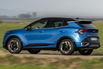 KIA Sportage 1.6 T-GDI MHEV 110 kW (150 CV) 7DCT 4x2 GT Line Todo terreno Pacific Blue - Pearl Black Exterior Lateral-Posterior 5 puertas