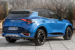 KIA Sportage 1.6 T-GDI MHEV 110 kW (150 CV) 7DCT 4x2 GT Line Todo terreno Pacific Blue - Pearl Black Exterior Posterior-Lateral 5 puertas