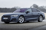 Audi A8 60 TFSIe quattro tiptronic S line TFSIe Turismo Azul Plasma Exterior Frontal-Lateral 4 puertas