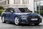 Audi A8 60 TFSIe quattro tiptronic S line TFSIe Turismo Azul Plasma Exterior Lateral-Frontal 4 puertas