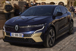 Renault M&eacute;gane Gama E-TECH Electric iconic Turismo Azul Noche con Techo Negro Exterior Frontal-Lateral 5 puertas