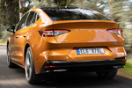 Skoda Enyaq 80X Coup&eacute; iV Sportline Coup&eacute; iV Todo terreno Naranja Phoenix Exterior Lateral-Posterior 5 puertas