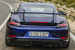 Porsche 718 Cayman GT4 RS Cayman GT4 RS con paquete opcional Weissach Coup&eacute; Azul Genti&aacute;n Metalizado Exterior Posterior 3 puertas