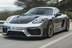 Porsche 718 Cayman GT4 RS Cayman GT4 RS con paquete opcional Weissach Coup&eacute; Plata GT Metalizado Exterior Frontal-Lateral 3 puertas