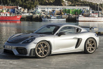 Porsche 718 Cayman GT4 RS Cayman GT4 RS con paquete opcional Weissach Coup&eacute; Plata GT Metalizado Exterior Frontal-Lateral 3 puertas
