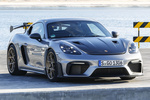 Porsche 718 Cayman GT4 RS Cayman GT4 RS con paquete opcional Weissach Coup&eacute; Plata GT Metalizado Exterior Lateral-Frontal 3 puertas