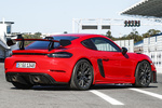 Porsche 718 Cayman GT4 RS Cayman GT4 RS con paquete opcional Weissach Coup&eacute; Rojo Guardia Exterior Posterior-Lateral 3 puertas