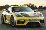 Porsche 718 Cayman GT4 RS Cayman GT4 RS con paquete opcional Weissach Coup&eacute; Amarillo Racing Exterior Lateral-Frontal 3 puertas