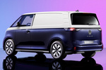 Volkswagen ID. Buzz Gama ID. Buzz Cargo Gama ID. Buzz Cargo Veh&iacute;culo comercial Starlight Blue | Blanco Candy Exterior Lateral-Posterior 5 puertas