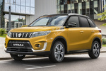 Suzuki Vitara 1.5 Strong Hybrid AGS Strong Hybrid Todo terreno Amarillo Solar Bicolor Negro Exterior Frontal-Lateral 5 puertas