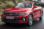 Volkswagen T-Roc Cabrio 1.5 TSI 110 kW (150 CV) DSG Cabrio R Line Todo terreno Rojo Intenso Metalizado Exterior Frontal-Lateral 5 puertas