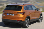 Skoda Karoq 2.0 TDI 110 kW (150 CV) DSG 4x4 Style Todo terreno Naranja Phoenix Exterior Frontal-Lateral 5 puertas