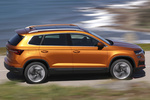 Skoda Karoq 2.0 TDI 110 kW (150 CV) DSG 4x4 Style Todo terreno Naranja Phoenix Exterior Lateral 5 puertas