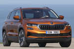 Skoda Karoq 2.0 TDI 110 kW (150 CV) DSG 4x4 Style Todo terreno Naranja Phoenix Exterior Lateral-Frontal 5 puertas