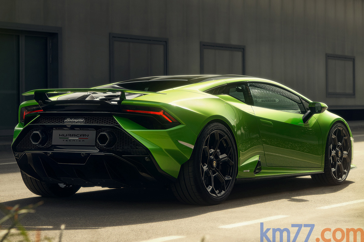 Lamborghini Hurac&Atilde;&iexcl;n Tecnica RWD Tecnica Coup&eacute; Verde Selvans Exterior Posterior-Lateral 2 puertas