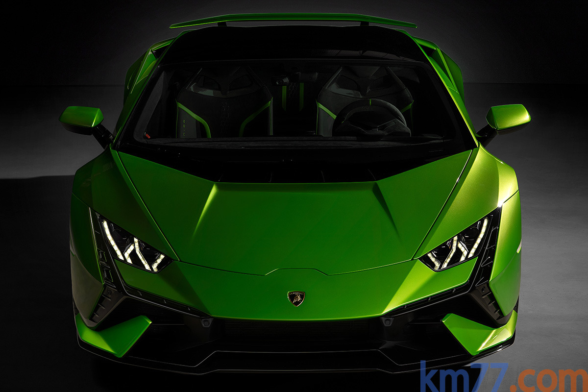 Lamborghini Hurac&Atilde;&iexcl;n Tecnica RWD Tecnica Coup&eacute; Verde Selvans Exterior Frontal-Cenital 2 puertas