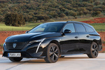 Peugeot 308 Gama 308 SW  SW GT Pack Hybrid Turismo familiar Negro Perla Nera Exterior Frontal-Lateral 5 puertas