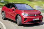 Volkswagen ID.5 GTX 220 kW (299 CV) 77 kWh GTX Todo terreno Rojo Intenso Metalizado Negro Exterior Lateral-Frontal 5 puertas