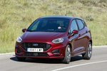 Ford Fiesta 1.0 EcoBoost MHEV 114 kW (155 CV) ST Line X Turismo Rojo Berry Exterior Frontal-Lateral 5 puertas