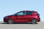 Ford Fiesta 1.0 EcoBoost MHEV 114 kW (155 CV) ST Line X Turismo Rojo Berry Exterior Lateral 5 puertas