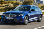 BMW Serie 3 330e Touring Gama Serie 3 Touring Turismo familiar Tanzanite Blue Metalizado Exterior Frontal-Lateral 4 puertas