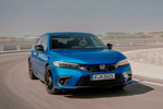 Honda Civic e:HEV Sport Turismo Azul Cristal Premium Exterior Lateral-Frontal 5 puertas