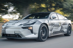 Polestar 5 Camuflado Camuflado Turismo Exterior Frontal-Lateral 5 puertas