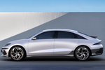 Hyundai IONIQ 6 239 kW (325 CV) 77 kWh AWD Energy Turismo Serenity White Exterior Lateral 4 puertas