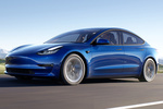 Tesla Model 3 Model 3 (modelo 2021) AWD Bater&iacute;a de gran autonom&iacute;a Model 3 (modelo 2021) Bater&iacute;a de gran autonom&iacute;a Turismo Azul oscuro metalizado Exterior Frontal-Lateral 4 puertas