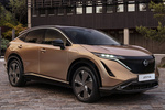 Nissan Ariya 87 kWh 4x2 Evolve Todo terreno Akatsuki Copper con Techo Ninja Black Exterior Lateral-Frontal 5 puertas