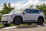 KIA EV9 Camuflado Camuflado Todo terreno Exterior Frontal-Lateral 5 puertas