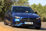 Mercedes-Benz Clase C C 300 e Berlina AMG Line con Paq. Night PHEV Turismo Azul Espectral Metalizado Exterior Lateral-Frontal 5 puertas