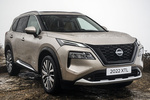 Nissan X-Trail 1.5 e-Power 157 kW (213 CV) e-4orce 7 plazas Tekna+ 7 plazas Todo terreno Champagne Silver Exterior Lateral-Frontal 5 puertas