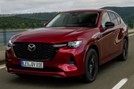 Mazda CX-60 Gama CX-60 PHEV Homura PHEV Todo terreno Soul Red Crystal Exterior Frontal-Lateral 5 puertas