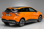 MG MG4 Gama MG4 Electric Luxury Turismo Fizzy Orange Exterior Posterior-Lateral 5 puertas