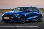 Audi A3 RS3 Sportback 299 kW (407 CV) RS3 Sportback performance edition Turismo Azul Nogaro Exterior Frontal-Lateral 5 puertas