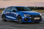 Audi A3 RS3 Sportback 299 kW (407 CV) RS3 Sportback performance edition Turismo Azul Nogaro Exterior Lateral-Frontal 5 puertas