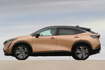 Nissan Ariya 63 kWh 4x2 Evolve Todo terreno Akatsuki Copper con Techo Ninja Black Exterior Lateral 5 puertas
