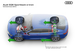 Audi Q8 SQ8 Sportback e-tron quattro SQ8 Sportback e-tron Todo terreno T&eacute;cnica Esquema 5 puertas