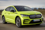 Skoda Enyaq vRS Coup&eacute; iV vRS Coup&eacute; iV Todo terreno Hyper Green Exterior Lateral-Frontal 5 puertas
