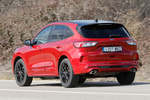 Ford Kuga 2.5 Duratec PHEV PHEV ST Line X con Black Package Todo terreno Rojo Lucid Exterior Lateral-Posterior 5 puertas