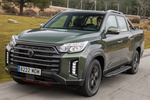 SsangYong Musso D22 DTR 4x4 Aut. Limited Pick up Amazonia Green Exterior Frontal-Lateral 4 puertas