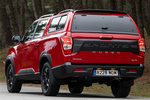 SsangYong Musso D22 DTR 4x4 Aut. Limited Pick up Indian Red Exterior Lateral-Posterior 4 puertas