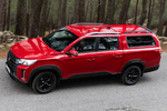 SsangYong Musso D22 DTR 4x4 Aut. Limited Pick up Indian Red Exterior Cenital-Frontal-Lateral 4 puertas