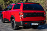 SsangYong Musso D22 DTR 4x4 Aut. Limited Pick up Indian Red Exterior Lateral-Posterior 4 puertas