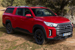 SsangYong Musso D22 DTR 4x4 Aut. Limited Pick up Indian Red Exterior Lateral-Frontal 4 puertas