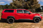 SsangYong Musso D22 DTR 4x4 Aut. Limited Pick up Indian Red Exterior Lateral 4 puertas