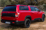 SsangYong Musso D22 DTR 4x4 Aut. Limited Pick up Indian Red Exterior Posterior-Lateral 4 puertas